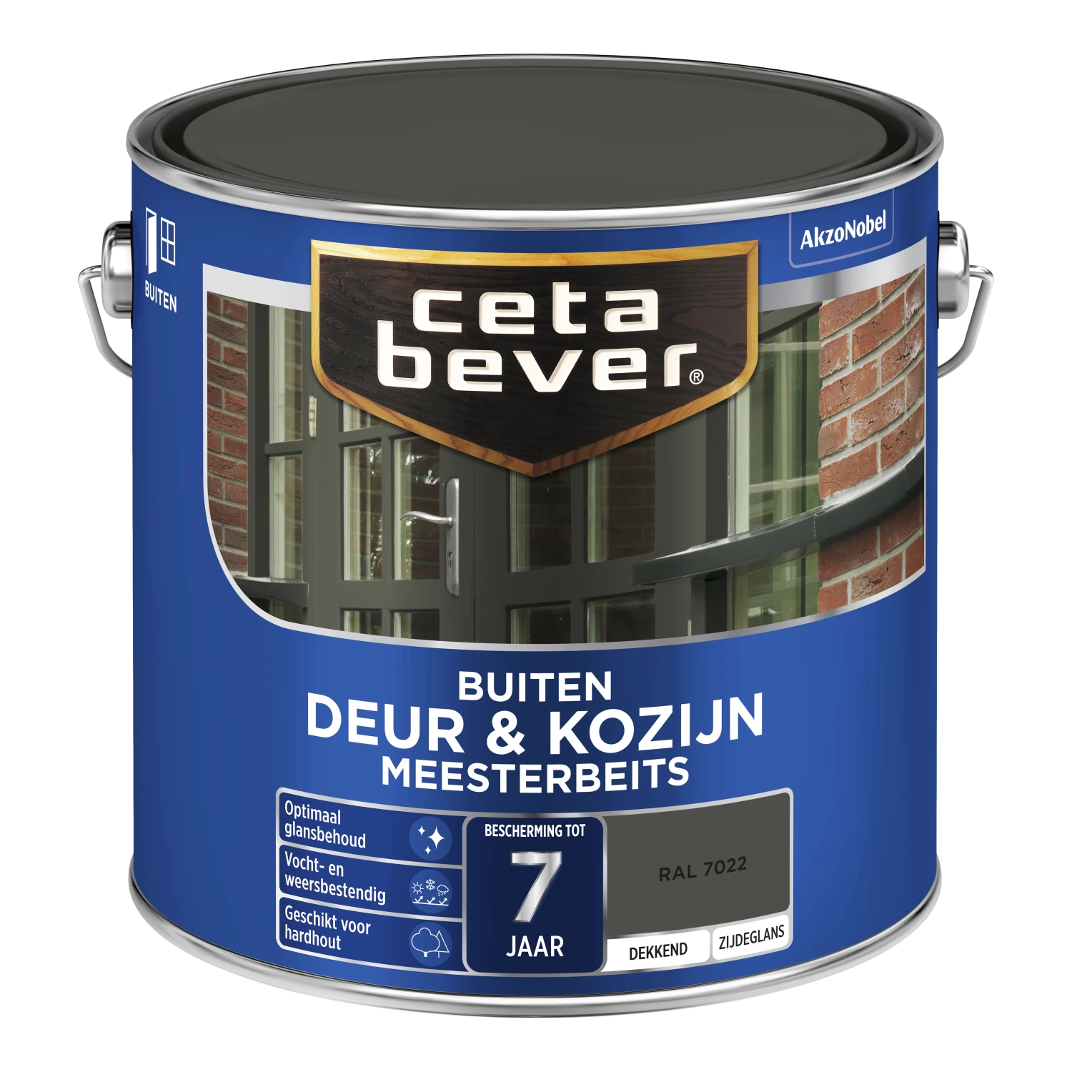 Cetabever Dekkende Meesterbeits Donkere Kleur - Ombergrijs - 2,5L-image