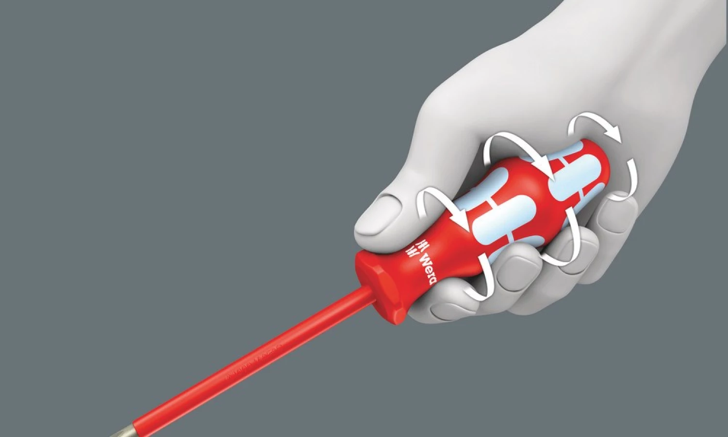 Wera 05022767001 7-delige 3167 i/7 TORX® VDE Schroevendraaierset RVS in rack-image