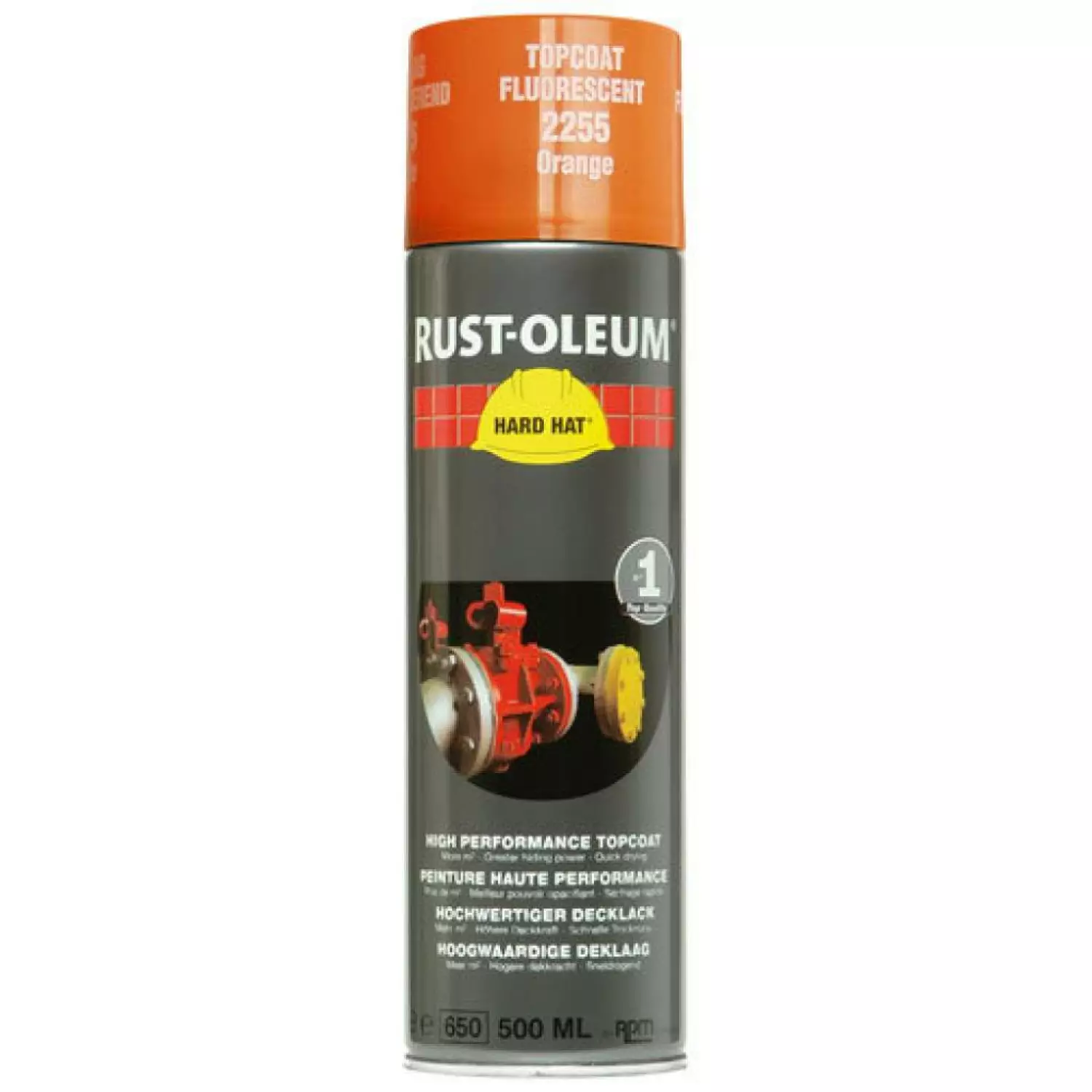 Rust-Oleum Hard Hat 2144 - RAL 1023 verkeersgeel - 0,5L-image