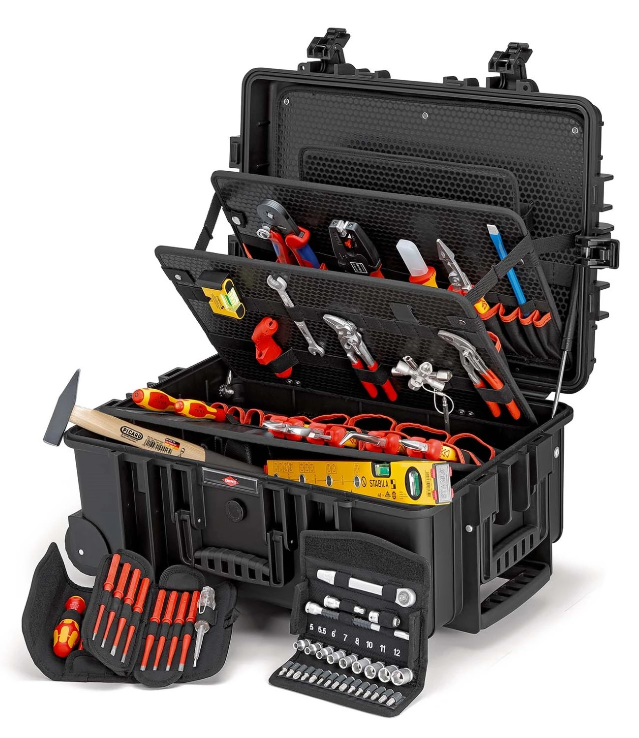 Knipex 00 21 37 Robust45 Set d'outils électriques en mallette - 63 pièces-image