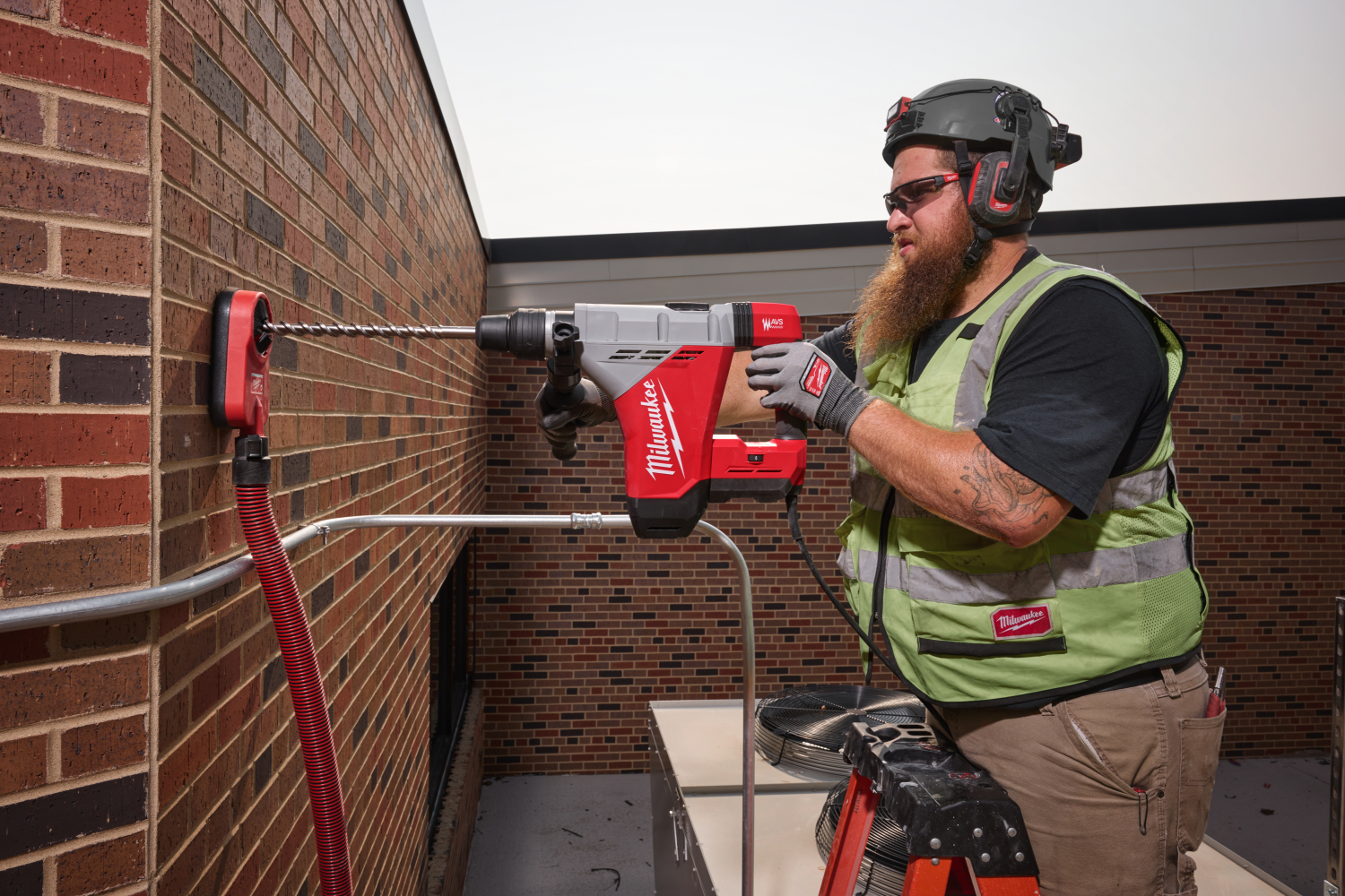 Milwaukee HACO 850 SDS-Max Marteau-combi dans coffret - 11J-image