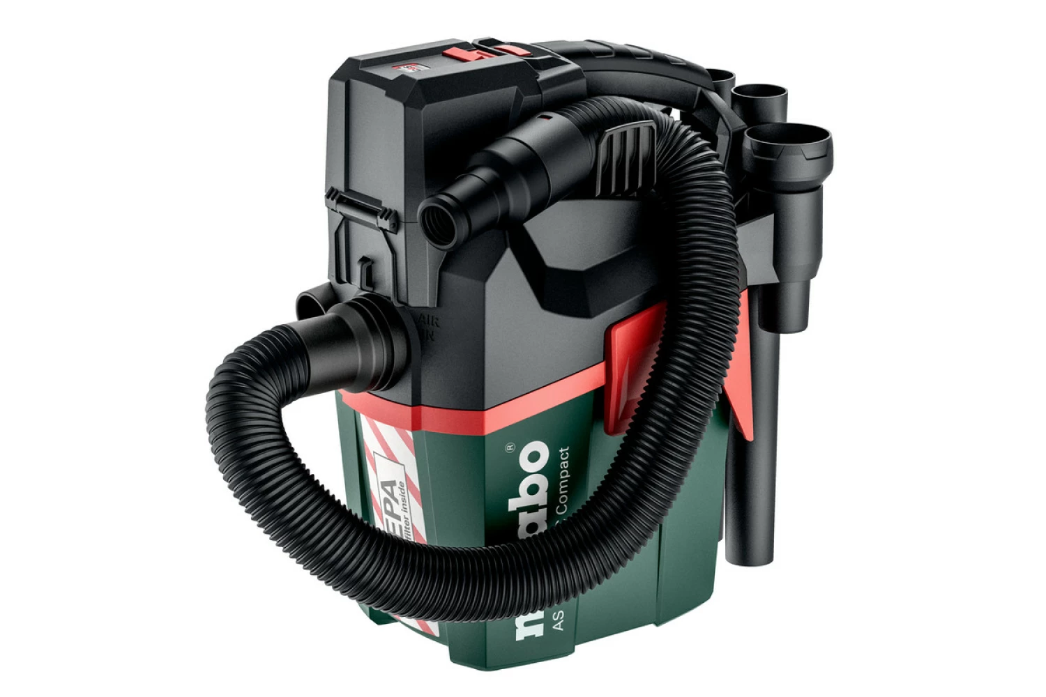 Metabo AS 18 HEPA PC Compact 18V Li-Ion Accu alleszuiger / bouwstofzuiger body - HEPA - 6L - 602029849-image