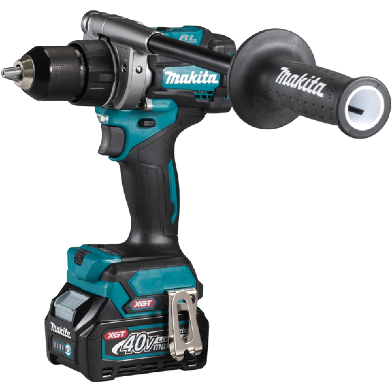 Perceuse visseuse sans-fil Makita DF001GD201 - 40V Li-ion - 2 batteries 2,5 Ah - MAKPAC - Brushless - 115 Nm-image