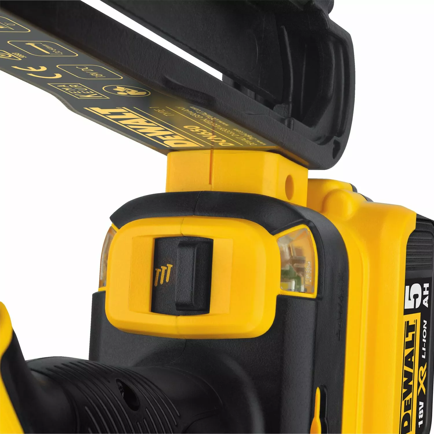 DeWALT DCN650P2-QW 18V Li-ion XR accu afwerktacker (2x 5.0Ah) in TSTAK-image