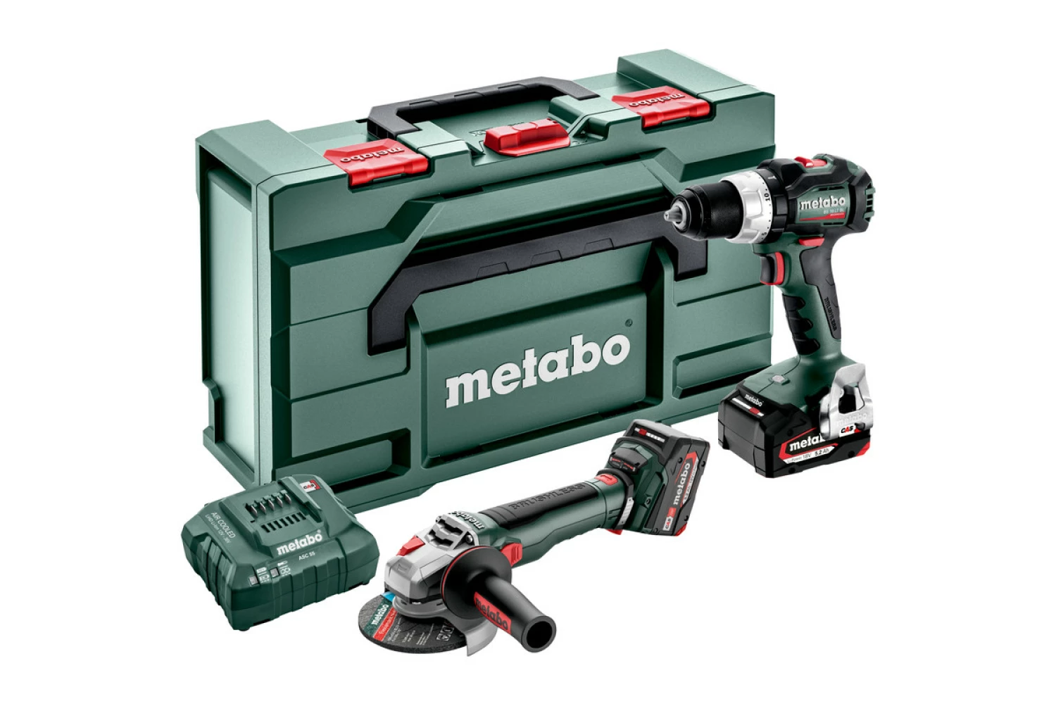 Metabo Combo Set 2.9.4 18V Li-Ion accu combiset in MetaBox (2x 5.2Ah)-image