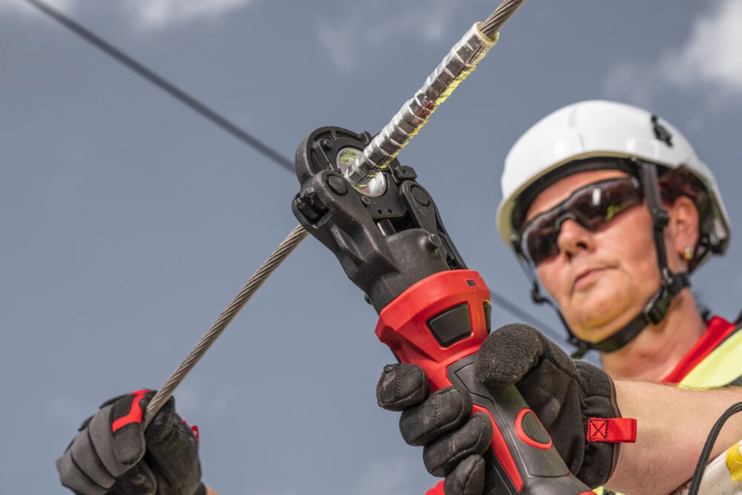 Milwaukee M18 ONEHCCT60-0C 18 V Li-ion batterie pince à sertir câbles corps dans coffret - 60 kN-image