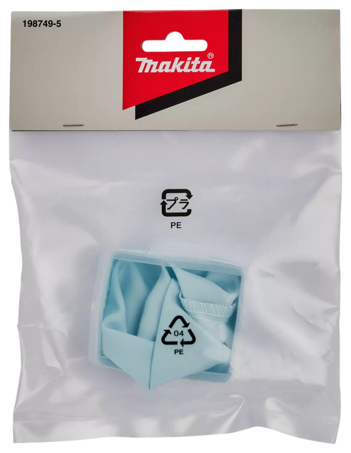 Makita 198749-5 Linnen stofzak (makkelijk uitklopbaar) - 0,5L-image