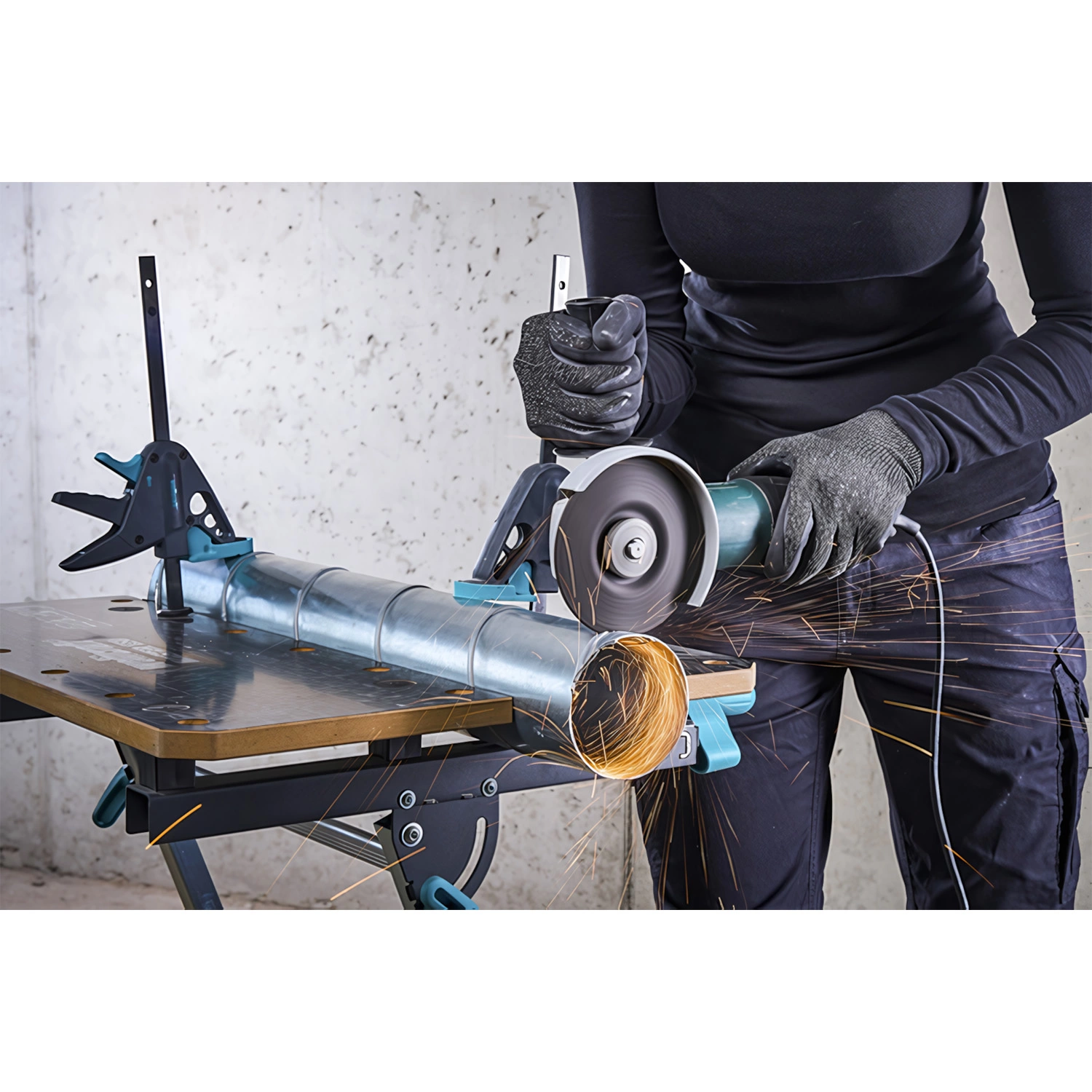 Wolfcraft 3036000 Tendeur de plan de travail PRO 65-150-W pour établi-image
