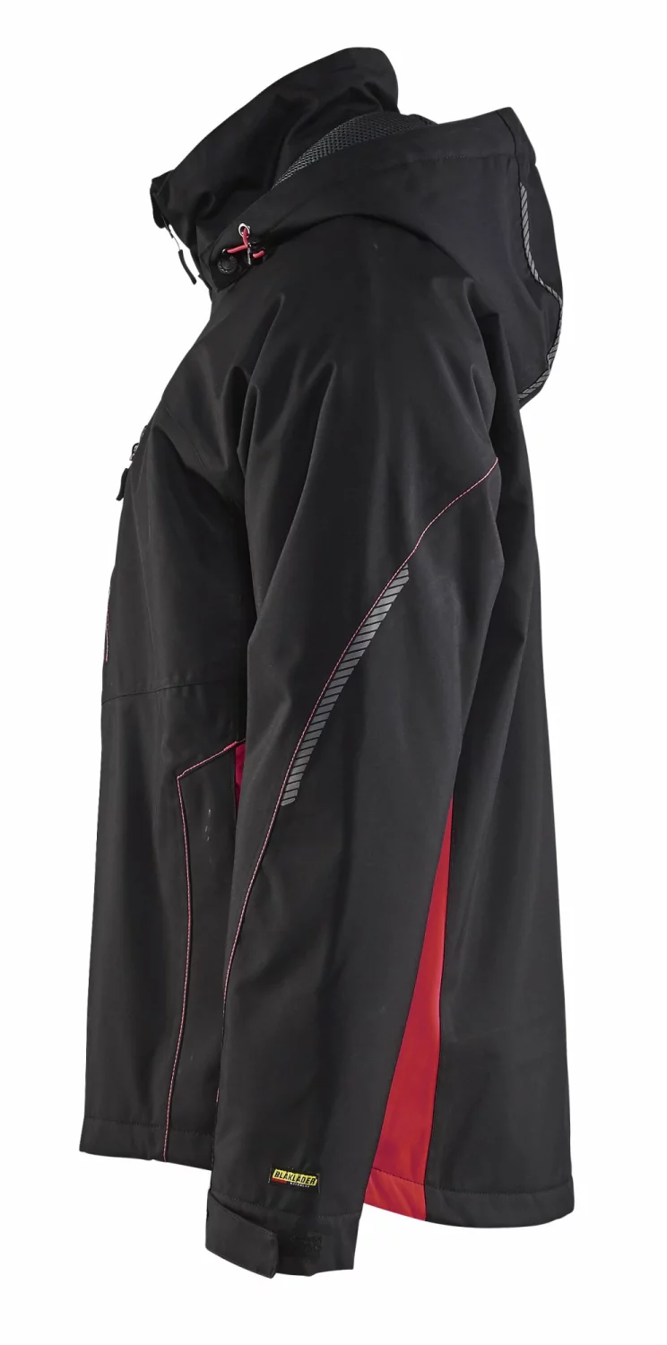 Blåkläder 4890 Lichtgewicht winterjas - Zwart/rood - Maat S