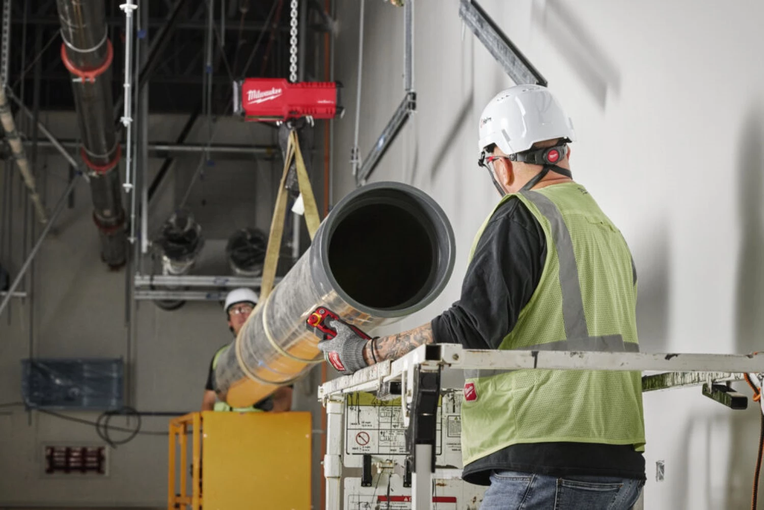 Milwaukee M18 BLCHTO-121 18V Li-ion accu ketting takel set (1x 12.0Ah accu) - 1 Ton - ONE-KEY™-image