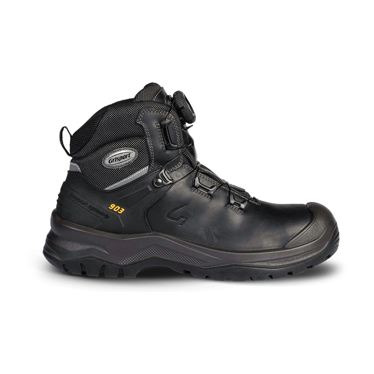 Grisport 903L BOA Werkschoen - Zwart - Hoog - Maat 47