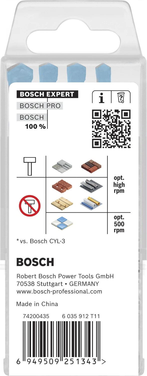 Bosch EXPERT 2608902289 5-delige HEX-9 MultiConstruction borenset - 4/5/6/6/8mm