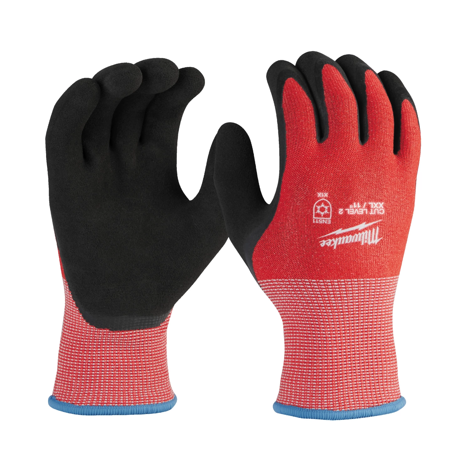 Milwaukee Winter Gants de travail - classe de résistance aux coupures 2/B - 9/L