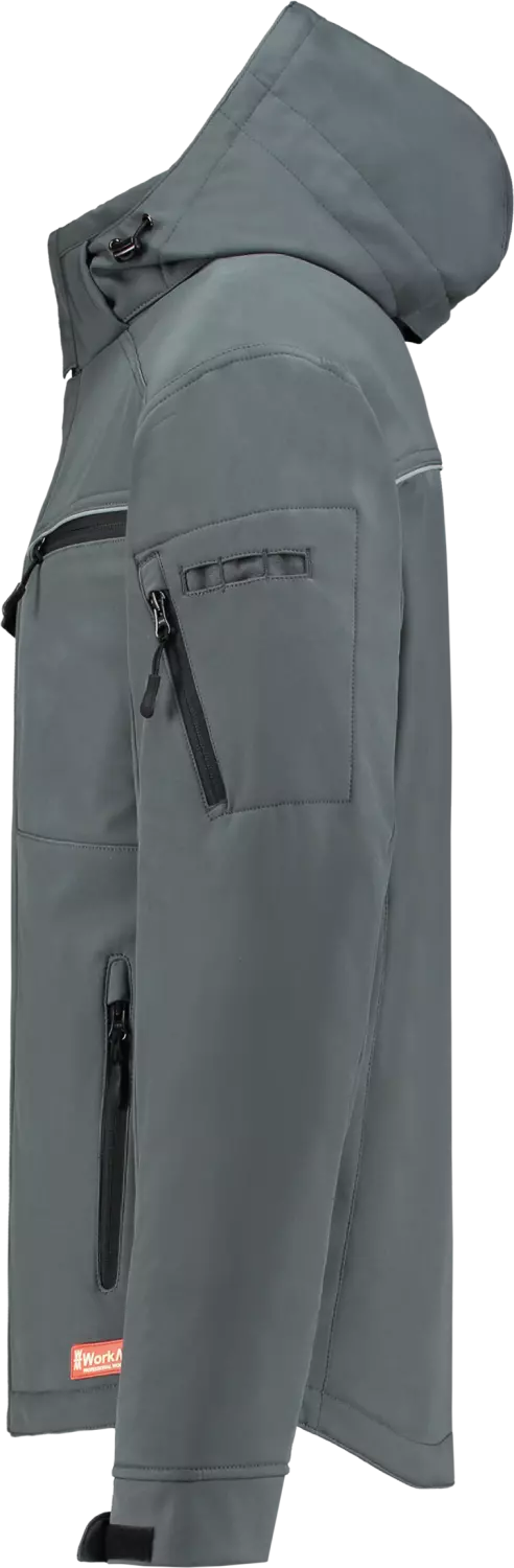 Workman 2537 Softshell veste Winter - Graphite - S-image