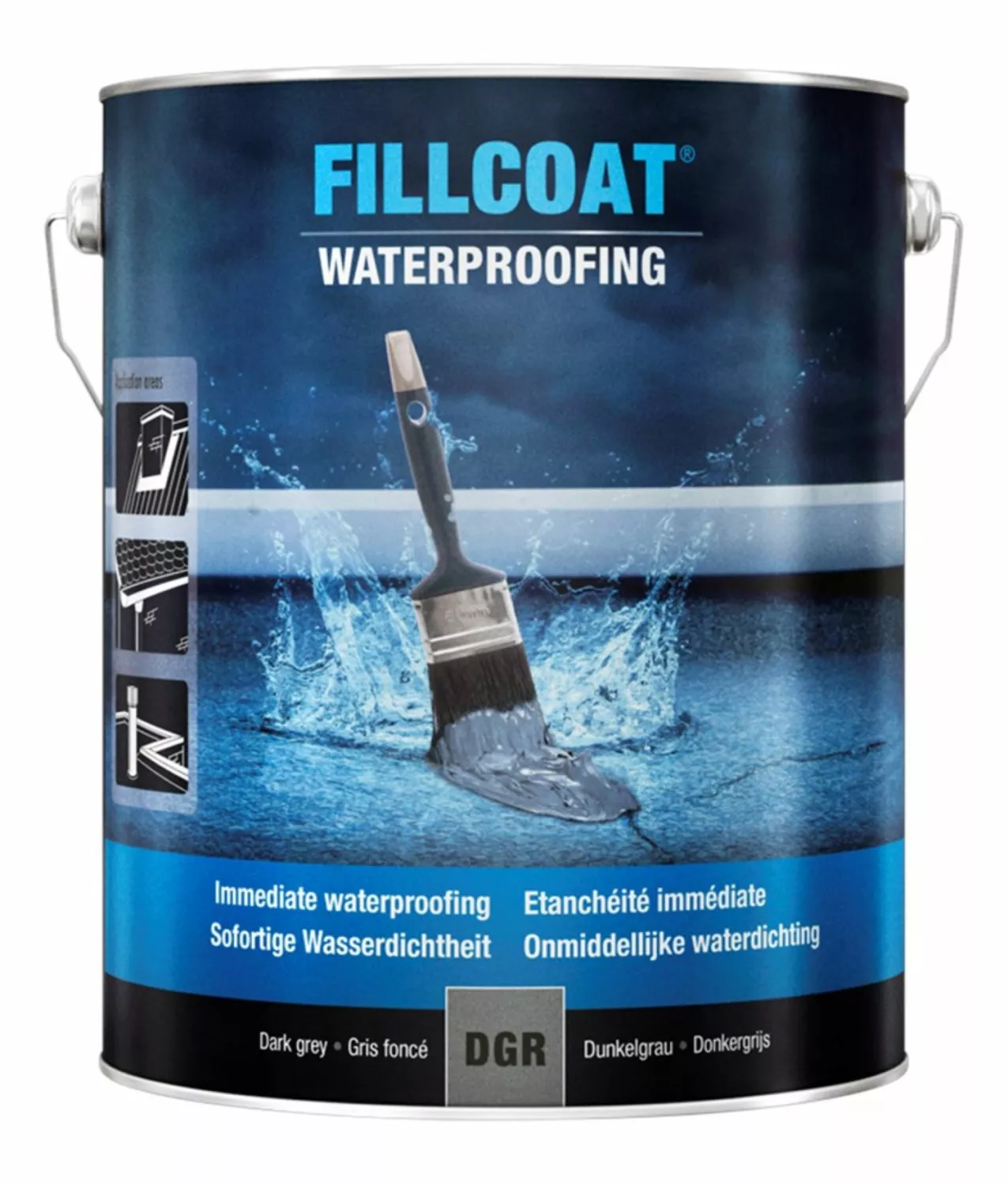 Rust-Oleum Fillcoat - donkergrijs - 1L-image