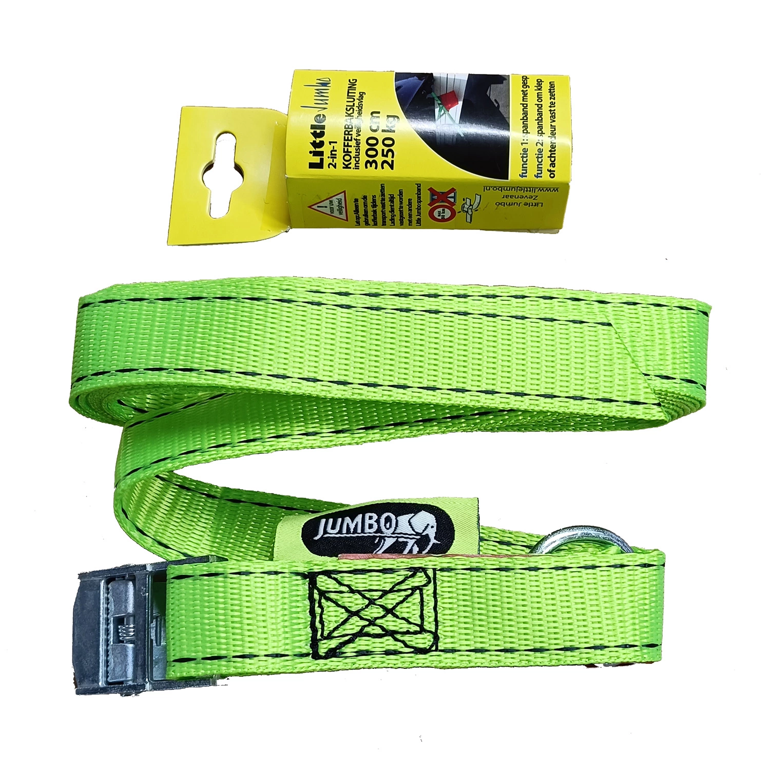 Little Jumbo 1825200300 TrunkHunk Sangle d'arrimage/Fermeture de coffre avec boucle à pince - 3m