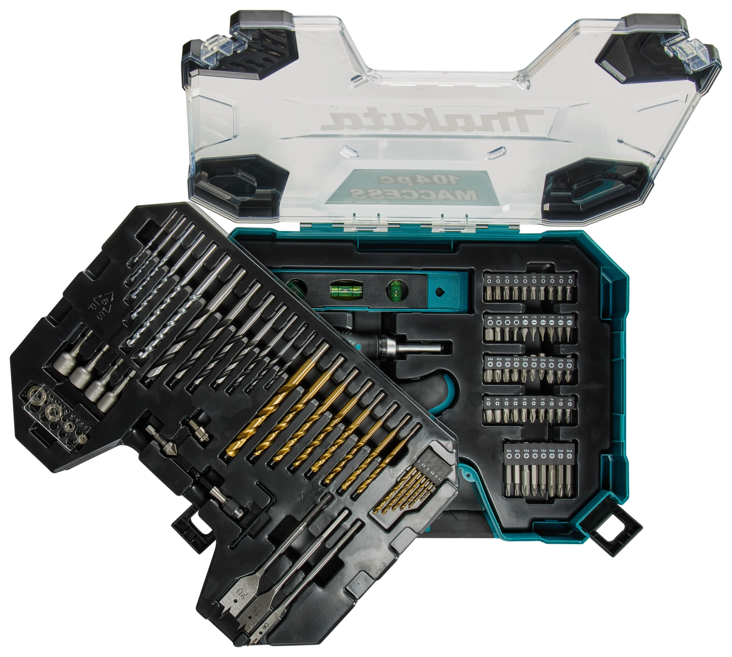 Makita E-22604 104 pièces Ensemble de forets et embouts-image