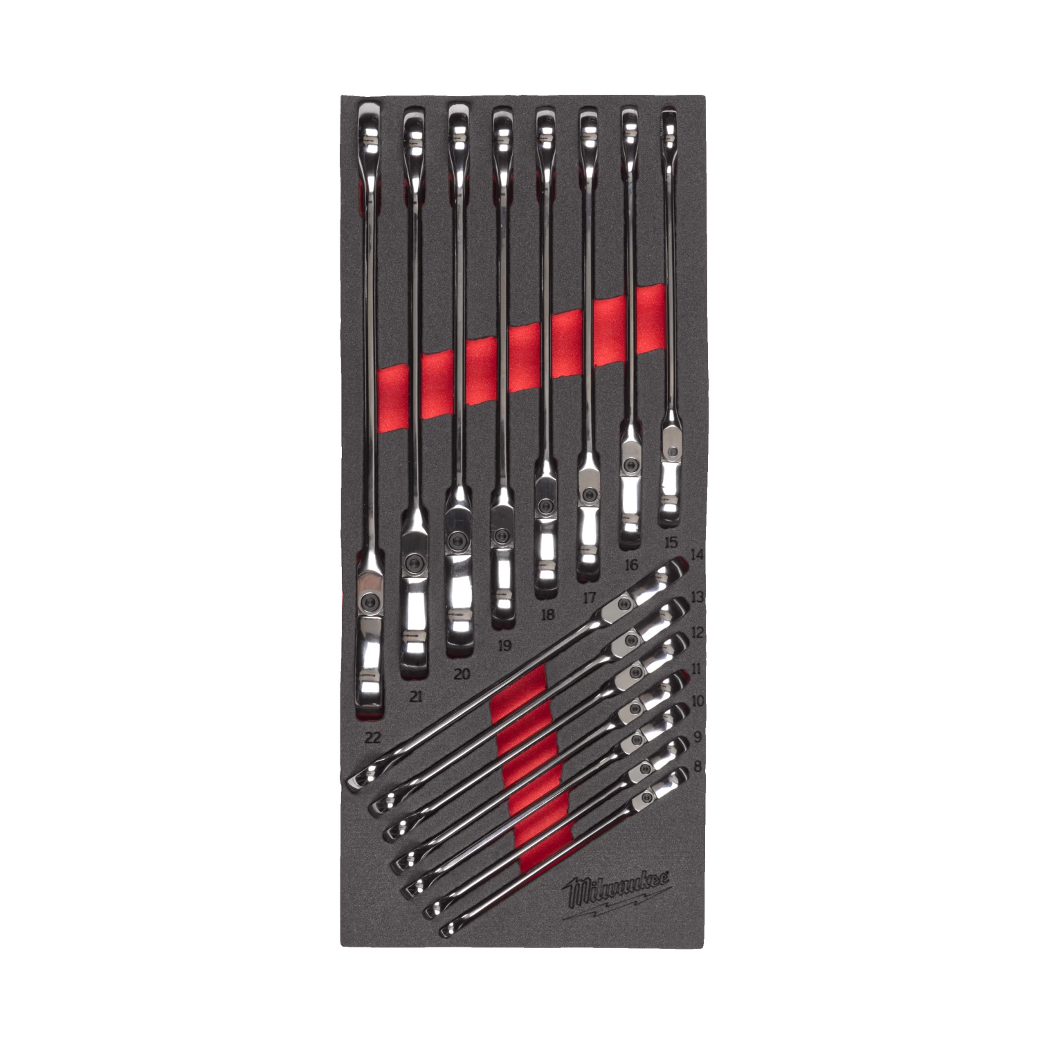 Milwaukee 4932479829 Foam Inlay Ringratel-steeksleutel Flex set MAXBITE™-image