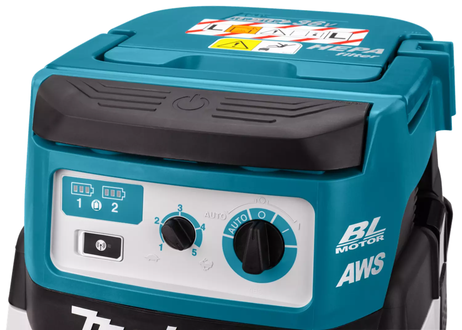 Makita DVC867LZX4 36V (2x 18V) Li-ion accu bouwstofzuiger body - 8L - Droogzuigen-image