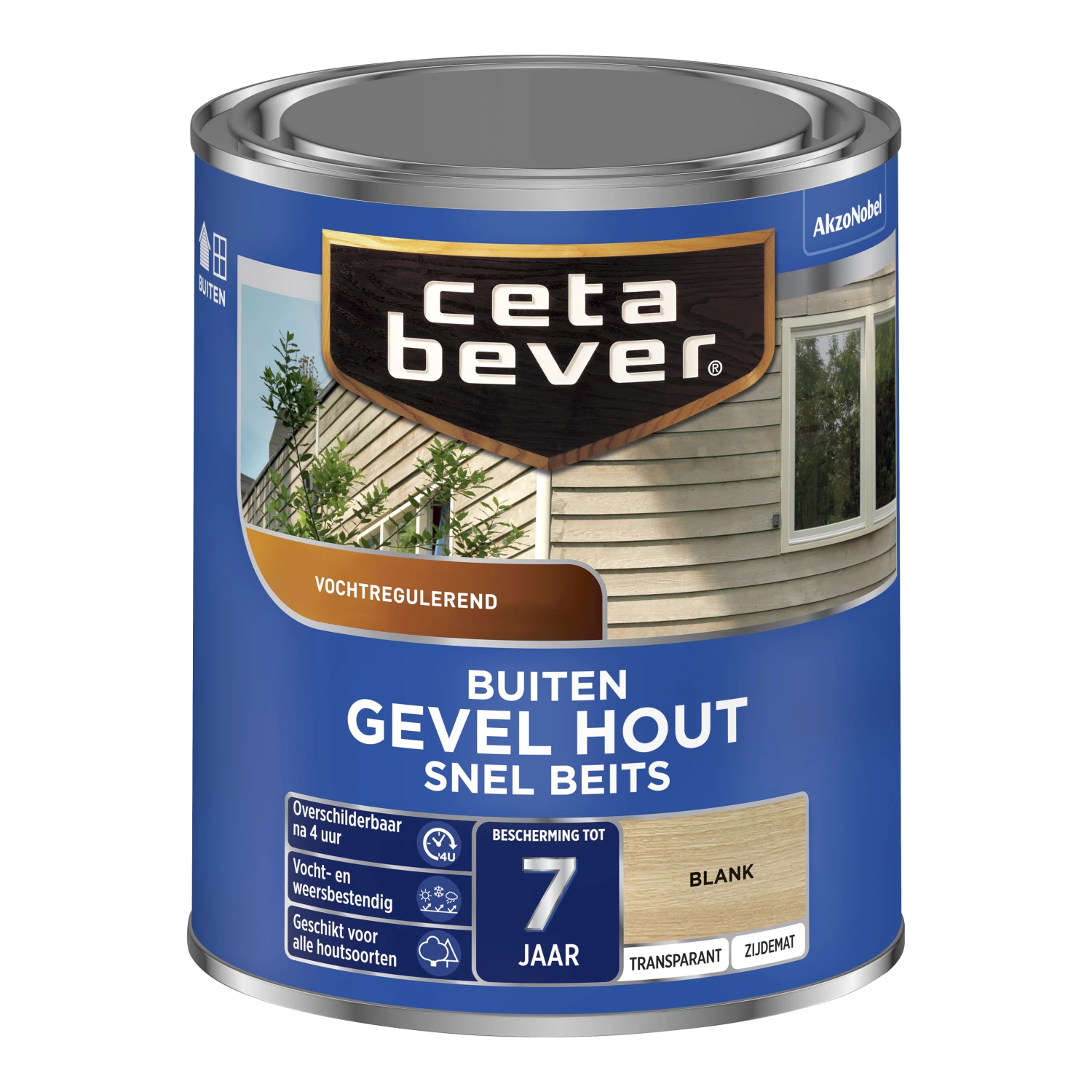 Cetabever Gevel Hout Snel Beits Transparant - Blank - 750ml-image