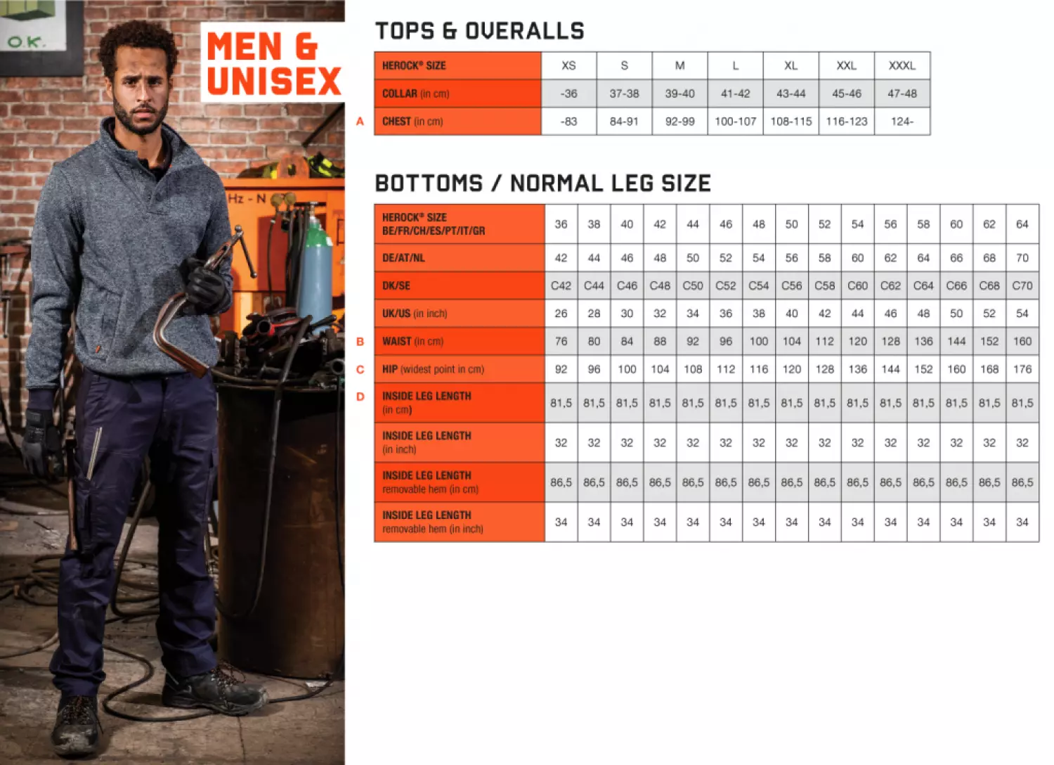 Herock 23MTR1901BK-36 Pantalons de travail-image