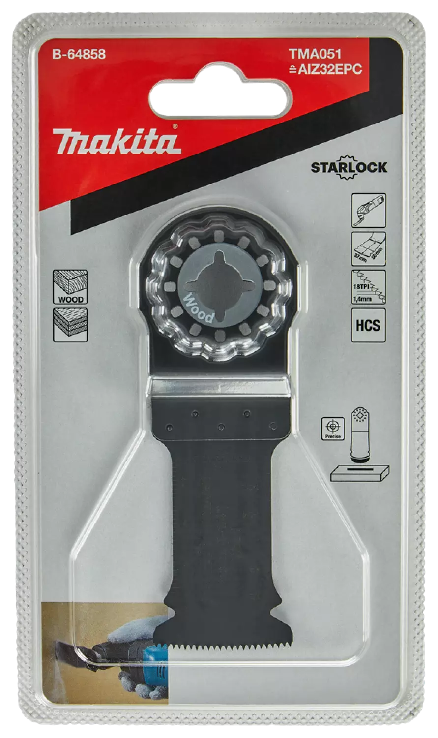 Makita TMA051 / B -46822 HCS Inval Lame plongeante - 32 mm-image