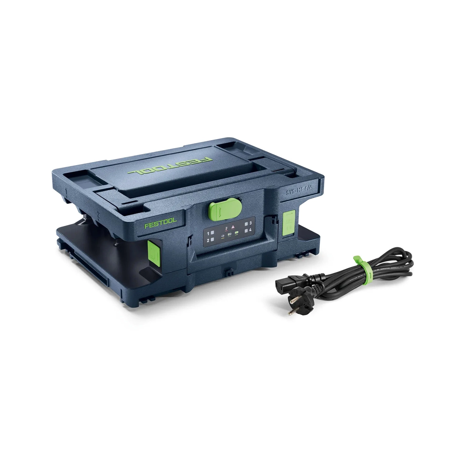 Festool SYS-MC 6/4 Sneloplaadapparaat 10,8 V tot 18 V - 4 accu's - 6A-image