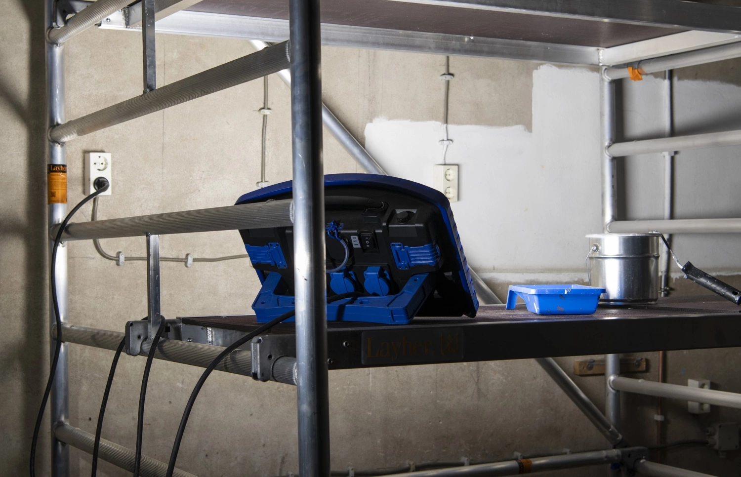 Bailey 144525 RoBust LED Lampe de Travail avec multiprise - 100W - 9000Lm - 3m-image