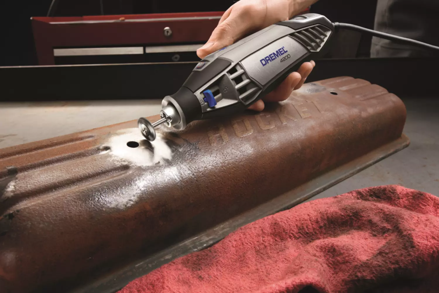 Dremel 26150428JA - Brosse en acier 19 mm-image