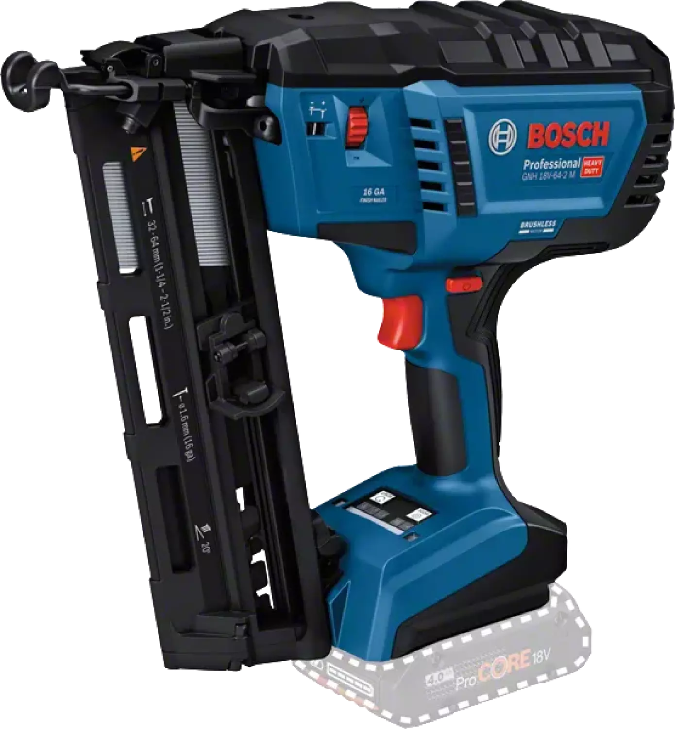 Bosch GNH 18V-64-2 M 18V agrafeuse sans fil - 32-64 mm-image
