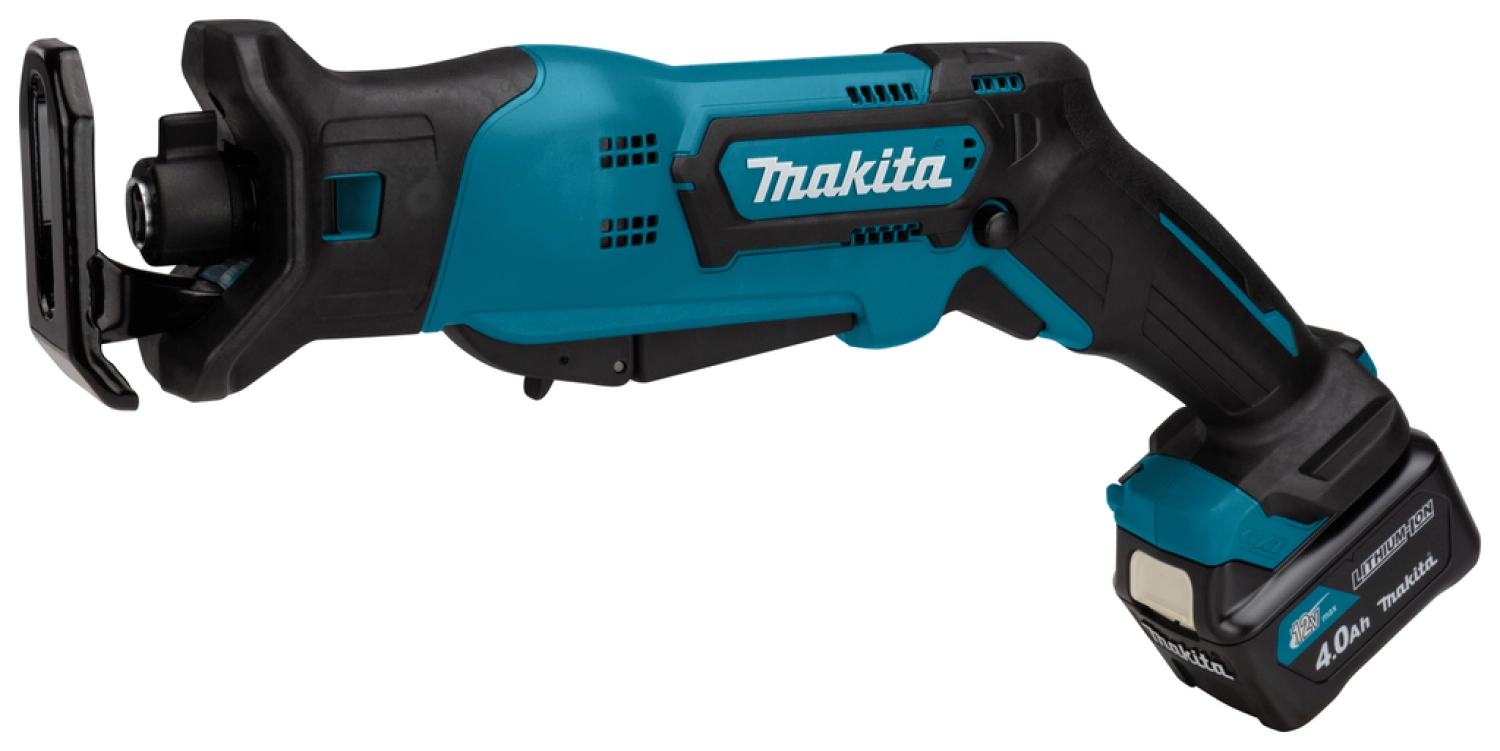 Makita JR103DSMJ - 10,8V Li-ion - Scie sabre sans-fil - 2 batteries 4,0 ah - Coulissante - MAKPAC - Changement rapide-image