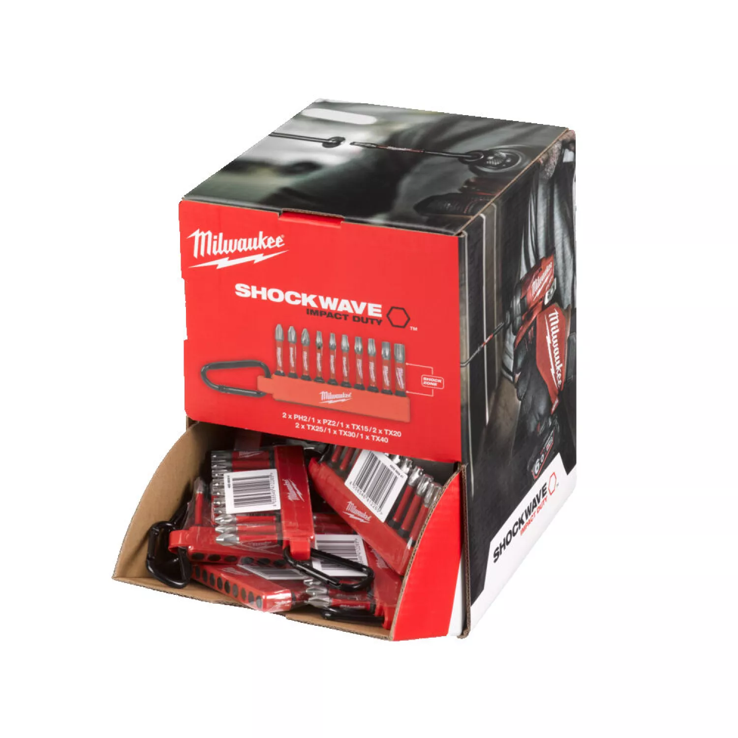Milwaukee 4932480941 Shockwave Impact Duty karabijnhaakset 10 delig-image