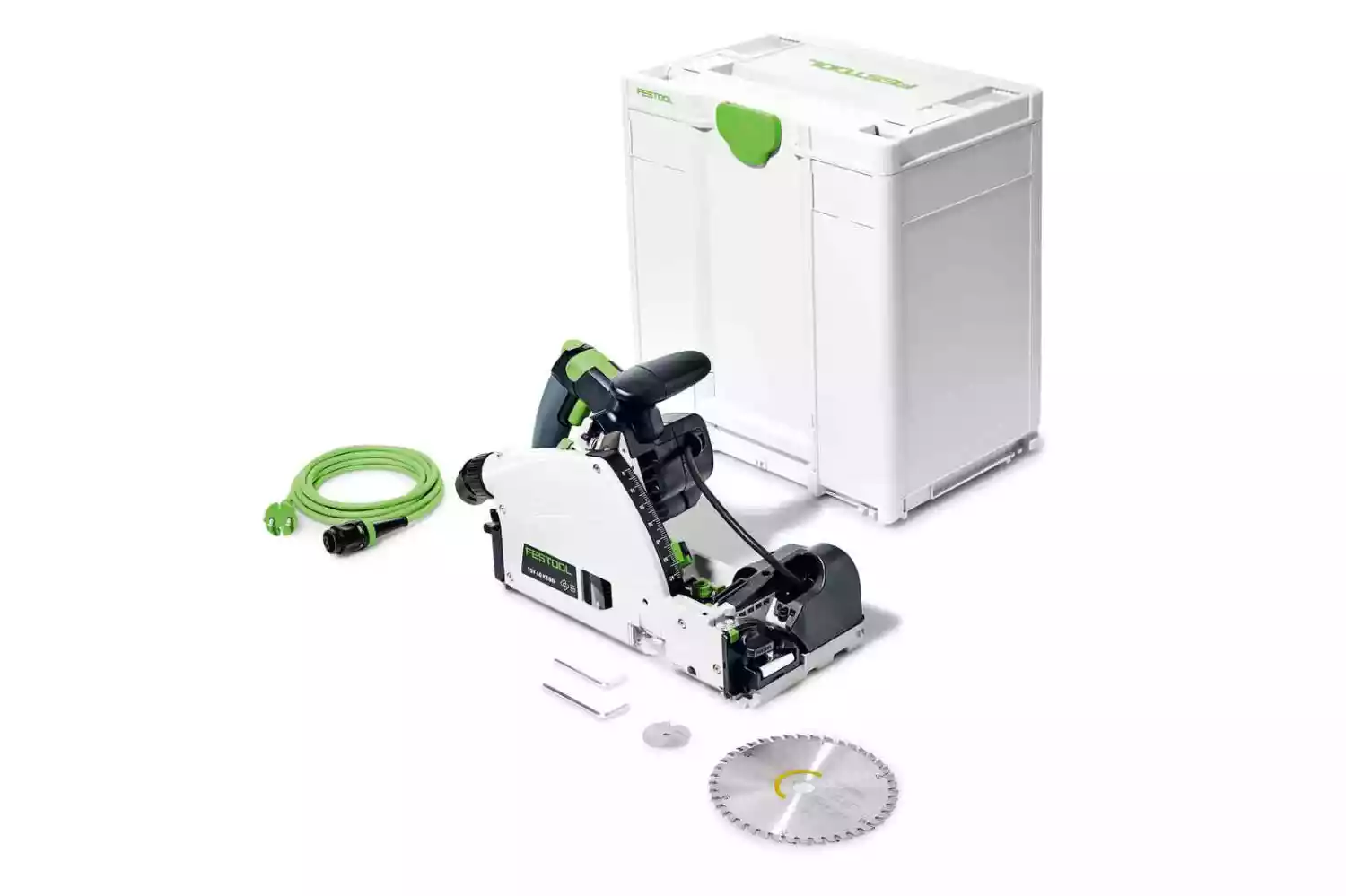 Festool TSV 60 KEBQ-Plus Invalzaag met voorritsfunctie incl, cirkelzaagblad in systainer - 1500W-image