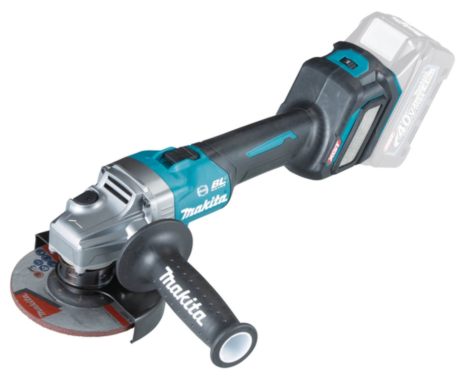 Makita GA023GZ XGT 40V Max Li-Ion accu haakse slijper body - 125x22,23mm - koolborstelloos-image