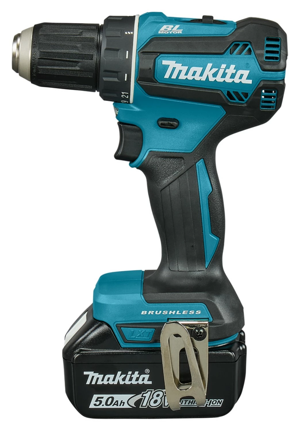 Perceuse visseuse sans-fil Makita DDF485RTJ3 - 18V Li-ion - 3 batteries 5,0 ah - MAKPAC - Brushless - 50 Nm-image