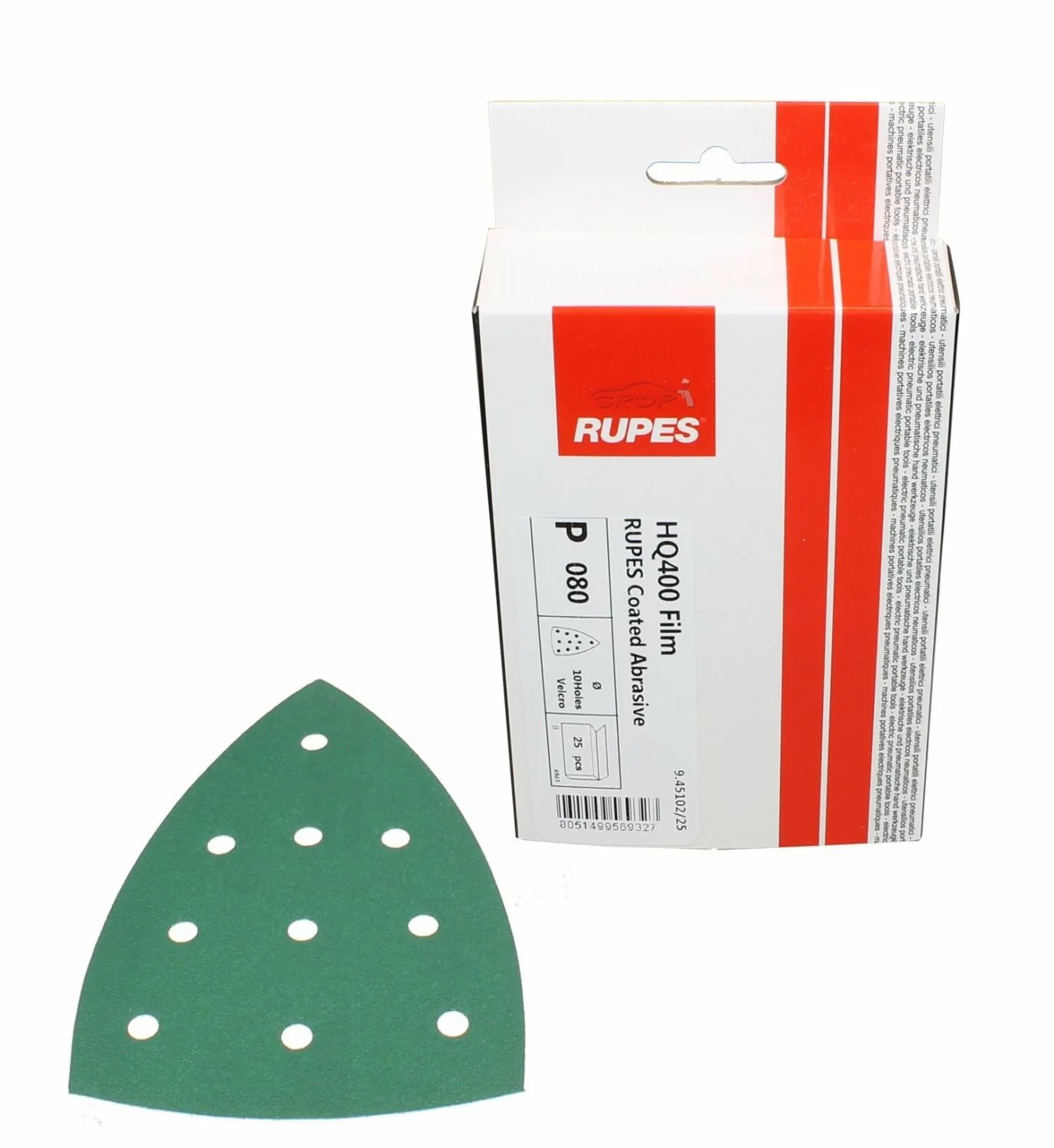 Rupes Hq400 Schuurfilm Polyester Delta P220 25 St-image