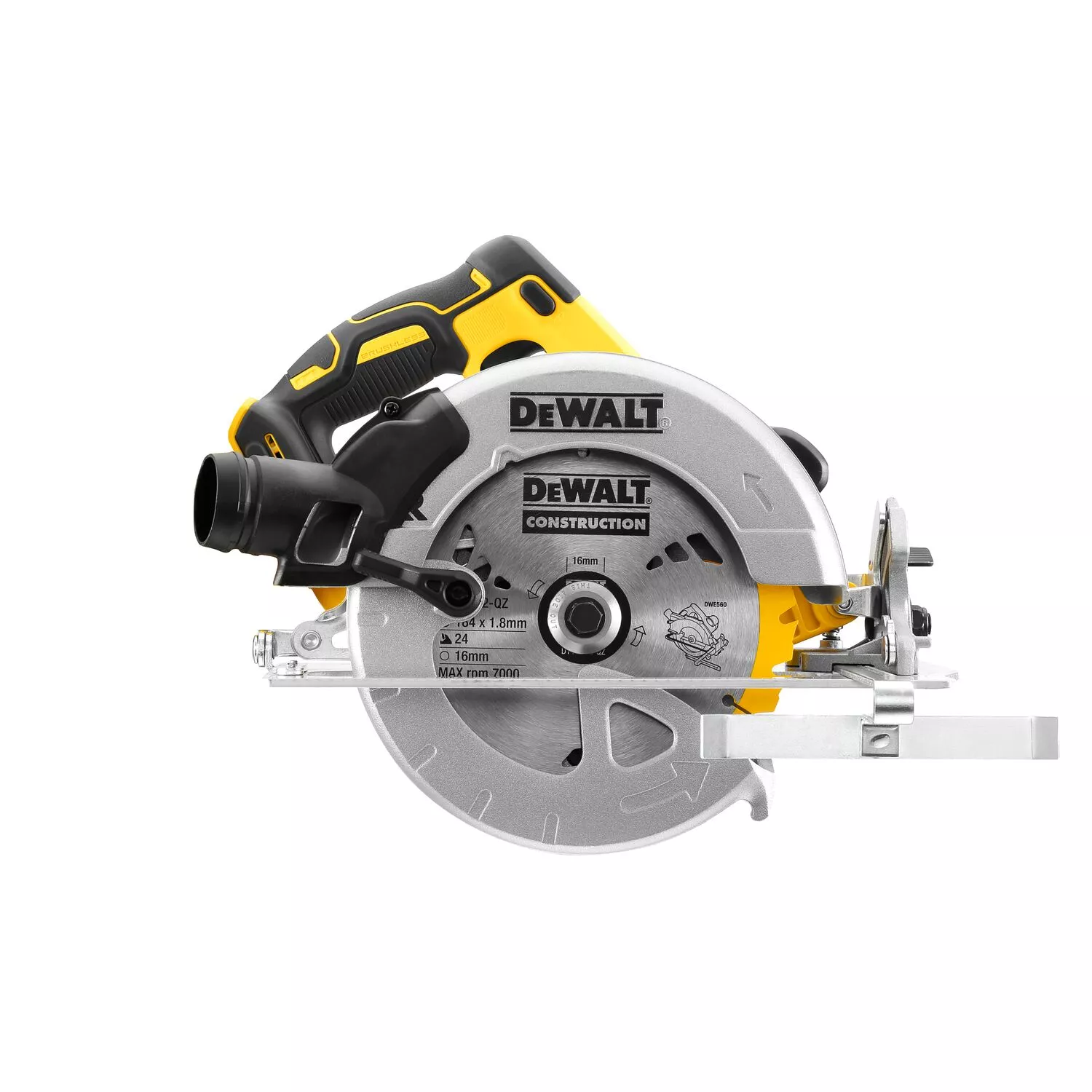 DeWALT DCS570N Scie circulaire à batteries 18V Li-Ion (machine seule) - 184 x 16mm