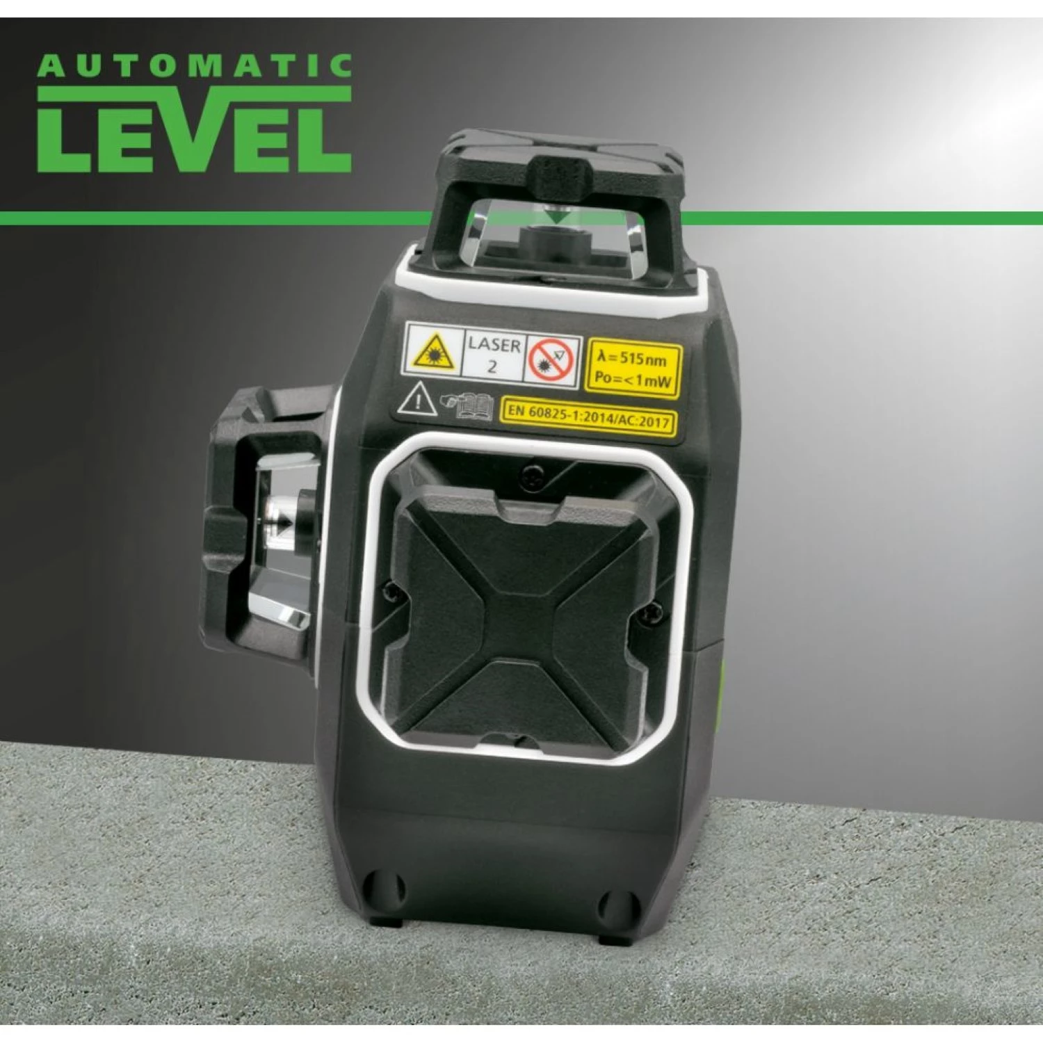 Laserliner MasterPlane-Laser 3G Pro 360° Kruislijnlaser set in L-boxx - 3 lijnen - groen - 3x 55m - IP64 + VarioStand L Laserstatief-image