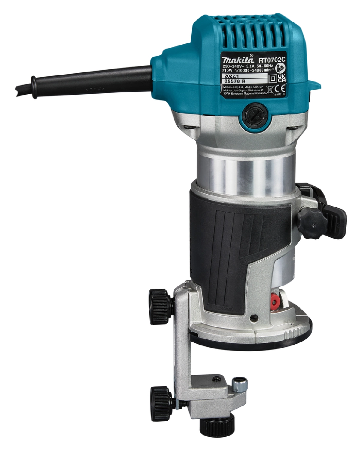 Makita RT0702CX3J Kantenfrees incl. diverse voeten in Mbox - 710W-image