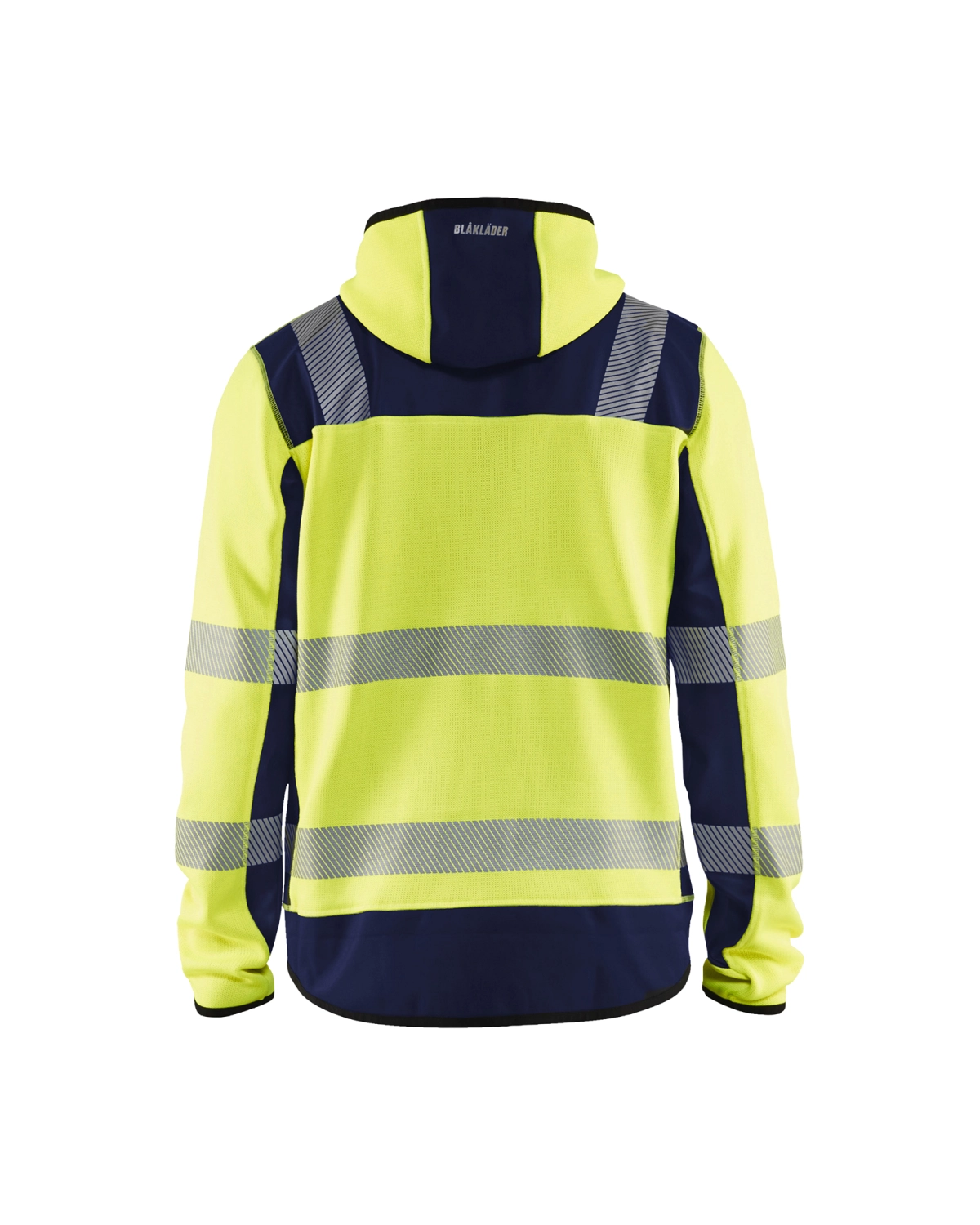 Blåkläder 4923 Gebreid vest met capuchon High Vis - high-vis geel/marineblauw - XL-image