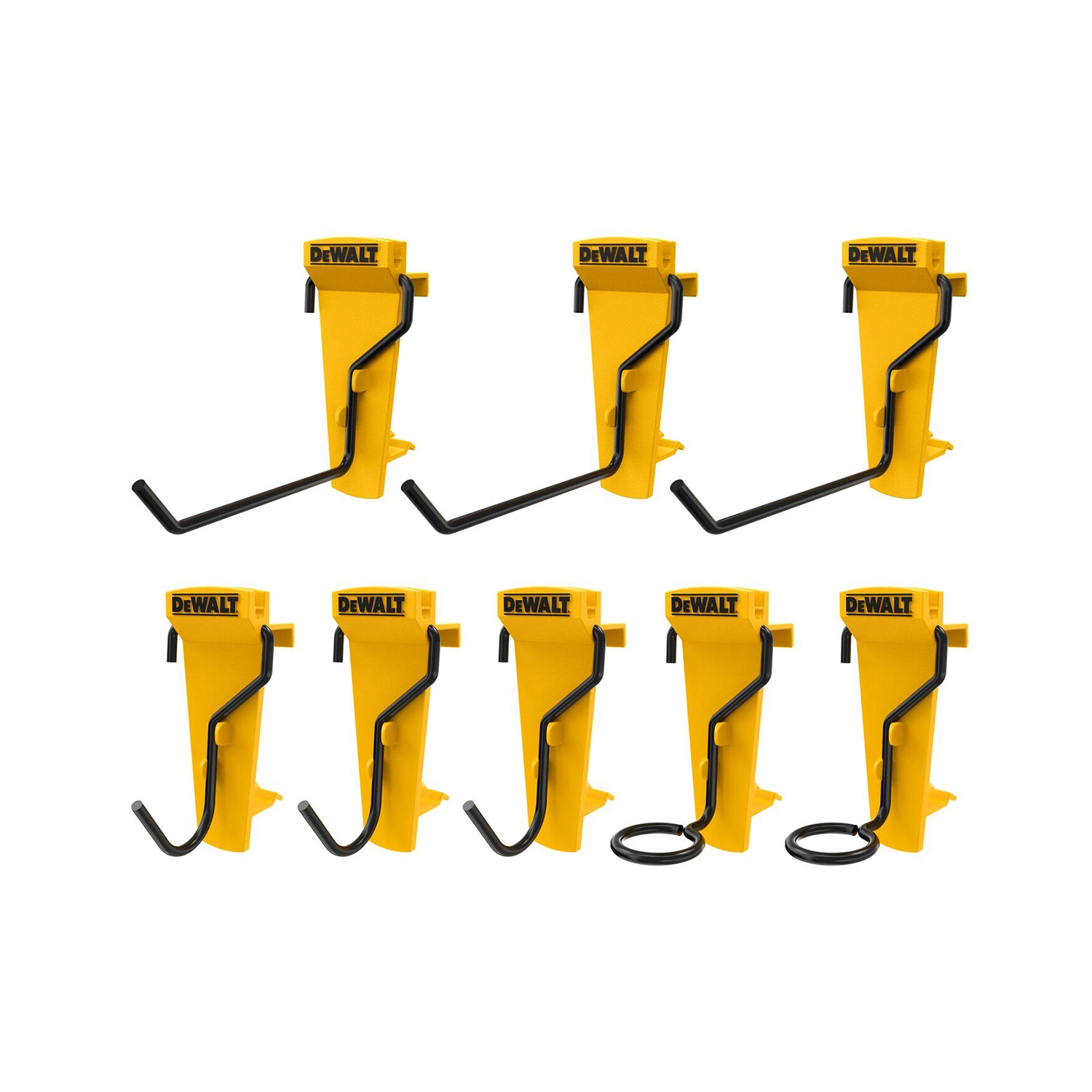 DeWALT DWST82816-0 TOUGHSYSTEM 2.0 DXL 8-delige set haken voor handgereedschap-image