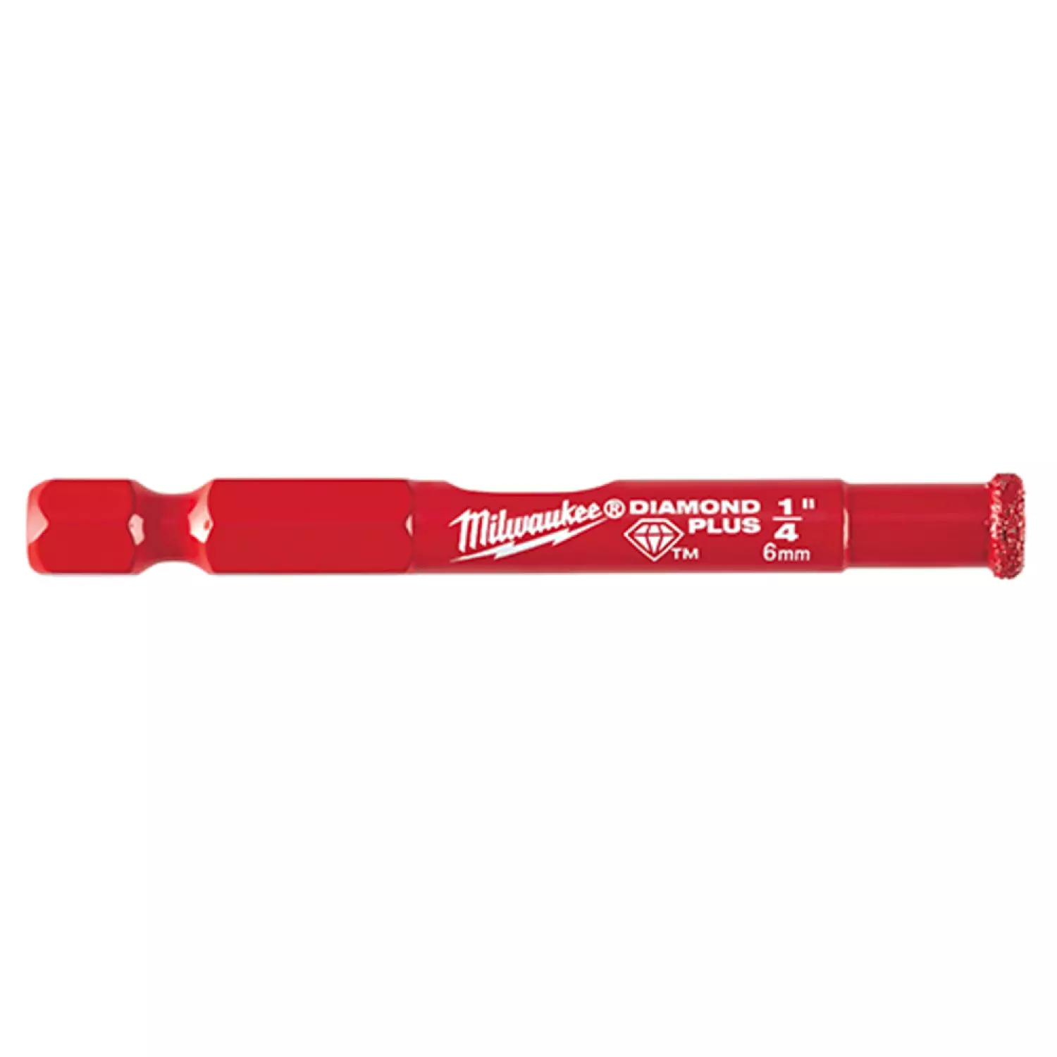 Milwaukee Gen II Diamant Plus forages et trépans a eau/à sec - 1/4 "Hex