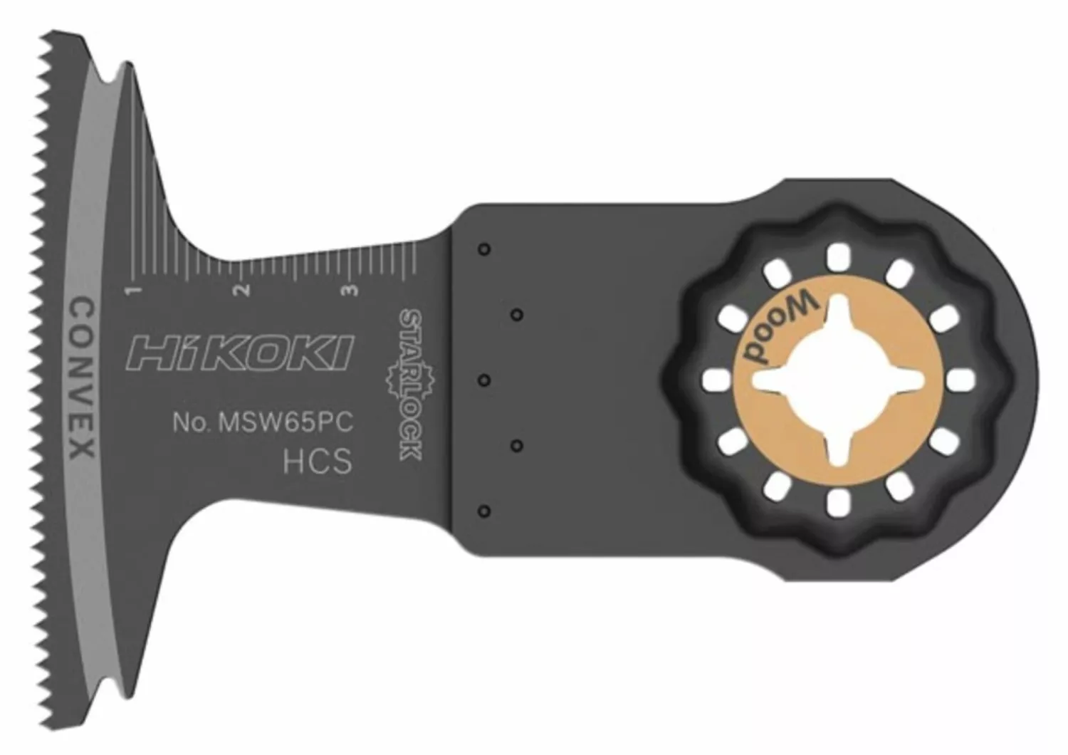 HiKOKI MSW65PC Multitool blad - Starlock - 65 x 40 x 0,6mm - Hout (1st)-image