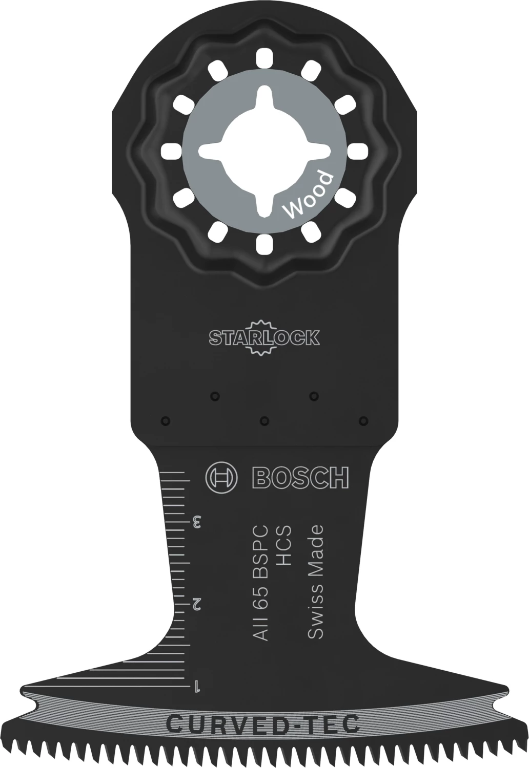 Bosch AII 65 BSPC Lame de scie plongeante standard pour outils multifonctions pour le bois (1 pièce)-image