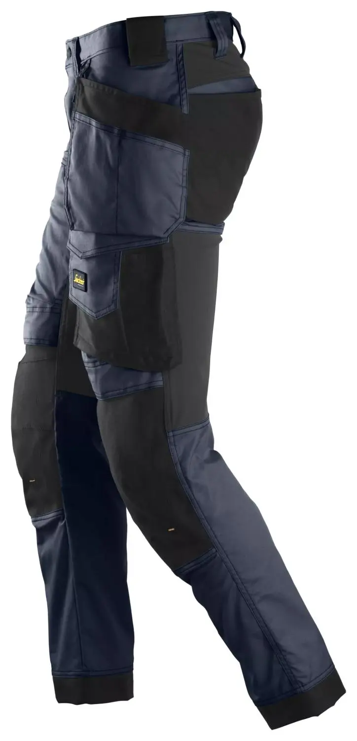 Snickers 6241 AllroundWork Stretch Werkbroek met Holsterzakken - Donker Blauw - Maat 152