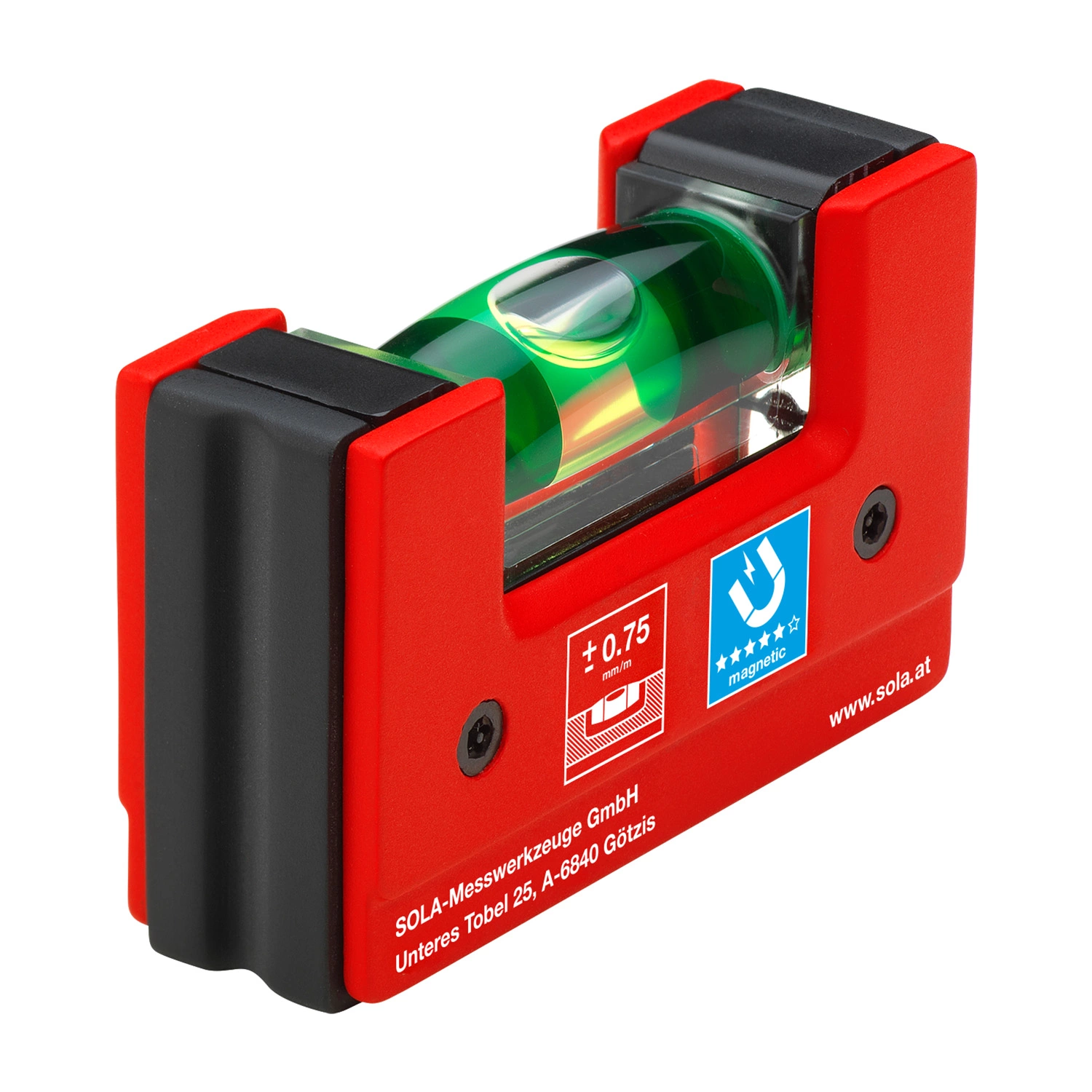 Sola GO! magnetic CLIP - Niveau à bulle compact avec clip ceinture - Magnétique-image
