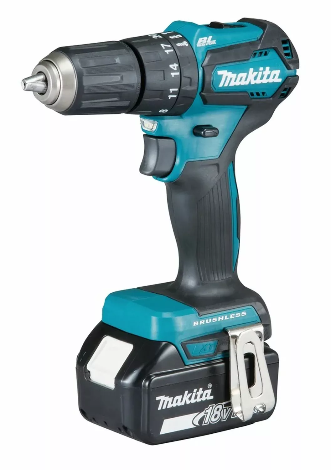 Makita DHP483RFJ 18V Li-Ion accu klopboor-/schroefmachine set (2x 3.0Ah accu) in Mbox - koolborstelloos-image