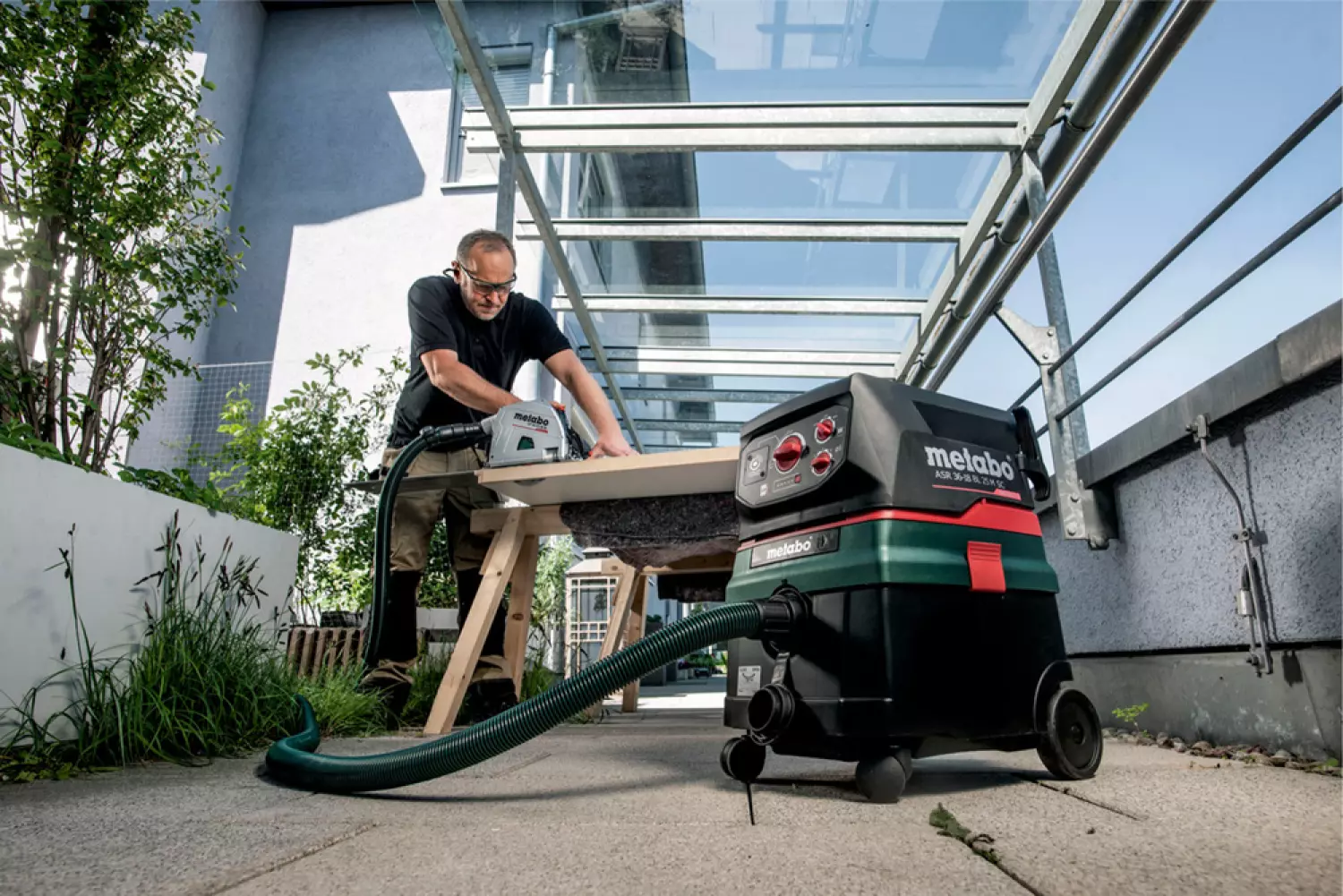 Metabo 602046850 ASR 36-18 BL 25 M SC 36V Li-ion accu nat-/droogzuiger body incl. CordlessControl - M-Klasse - 25L-image