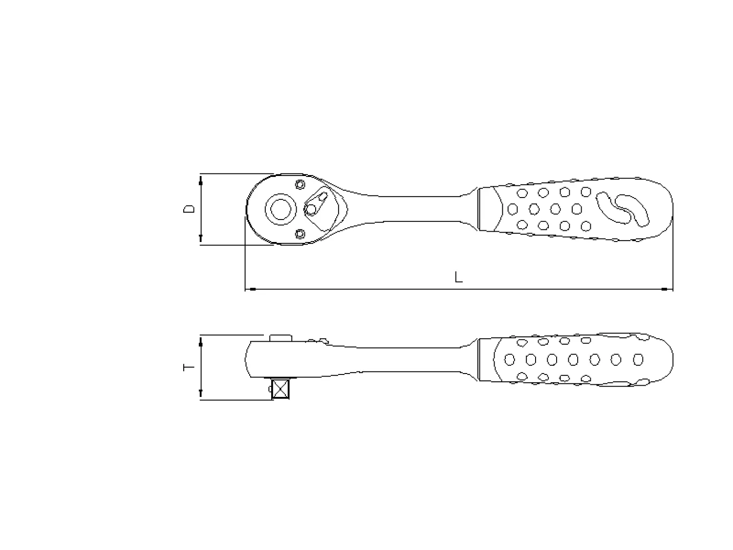 Sonic 7121501 Ratel 1/4'' 60-tands Next-image