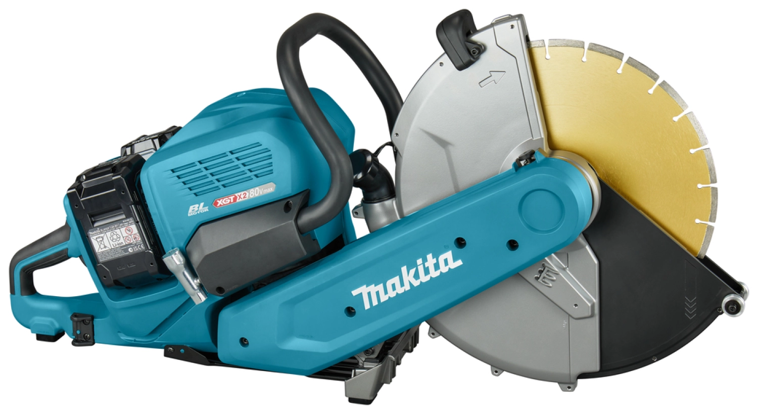 Makita CE002GT202X XGT 2x40V Max batterie Li-ion Ensemble de Meuleuses de porte (2x 5.0Ah) en Mbox - 355mm-image